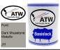 Preview: Ford, Dark Micastone Metallic, JH: 1L Lackdose, von ATW Autoteile West.